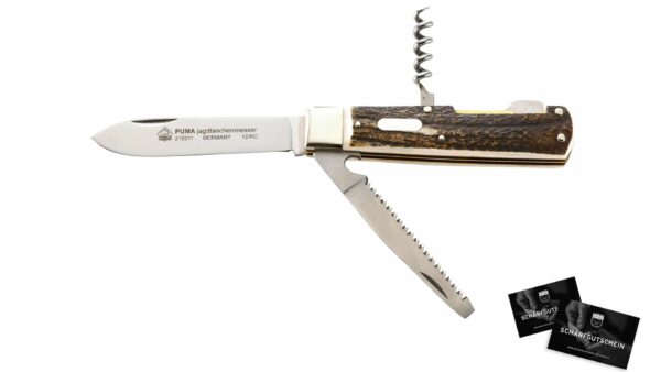 Puma Jagdtaschenmesser 3-teilig Frontansicht