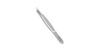 Niegeloh Inox Pinzette Schräg mit polierter Spitze