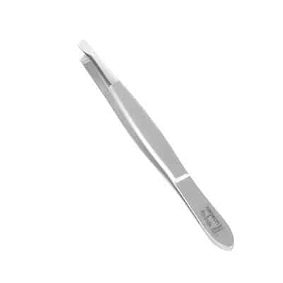 Niegeloh Inox Pinzette Schräg mit polierter Spitze
