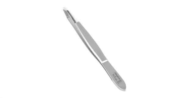 Niegeloh Inox tweezers curved with polished tip