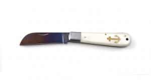 Buy Otter anchor knife bone with blued blade from Solingen