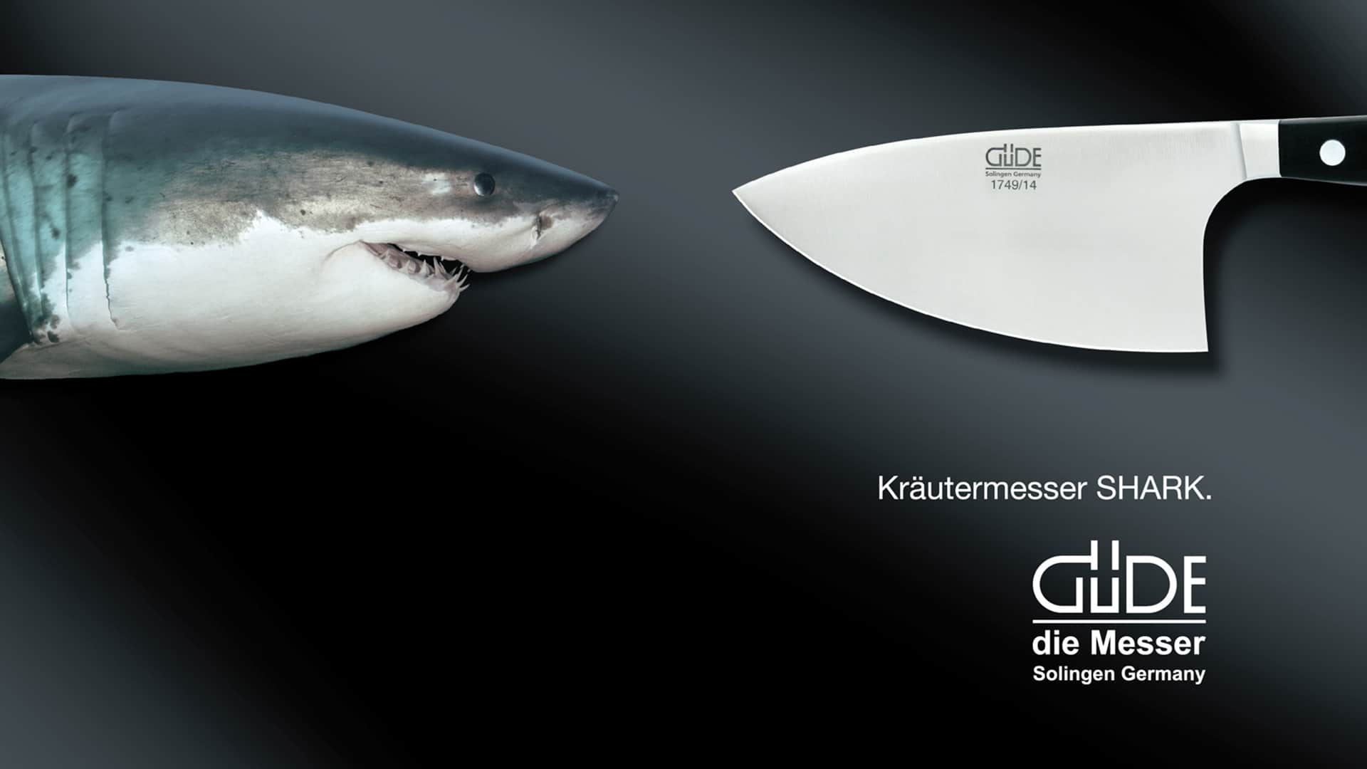 Güde Alpha herb knife Shark Solingen