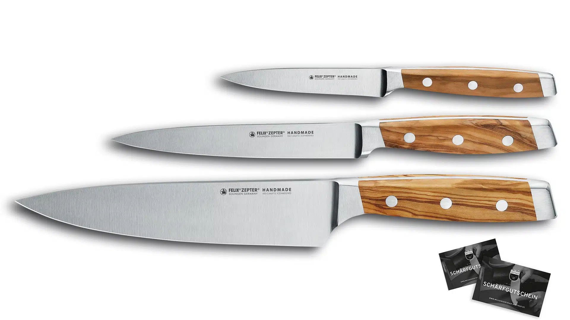 Felix First Class Wood Messerset 3-teilig