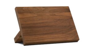 Felix magnet knife block walnut