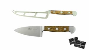 Güde Alpha barrel oak cheese knife set Solingen