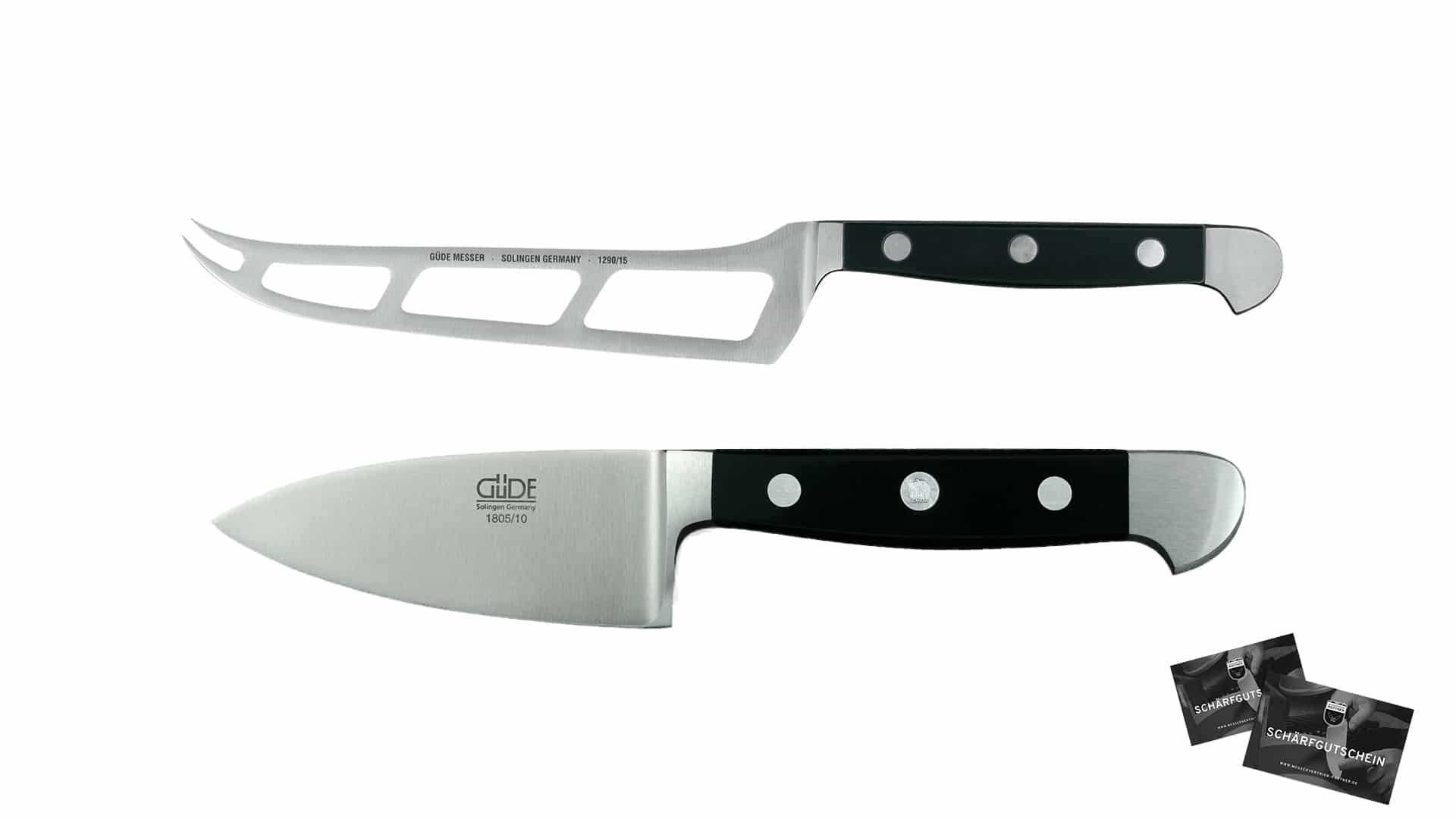 Buy Güde Alpha cheese knife set