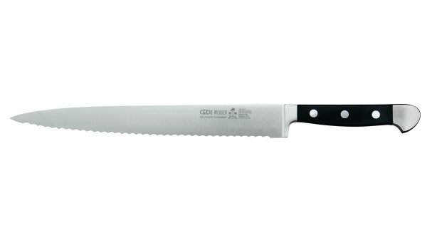 Güde Alpha ham knife carving knife serrated edge Solingen