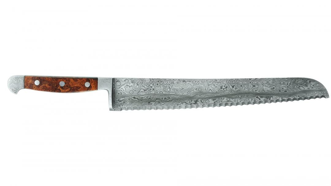 Güde Brotmesser Damaststahl 32 Cm - Messervertrieb Rottner