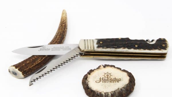 Hubertus Series 11 hunting pocket knife with saw Solingen