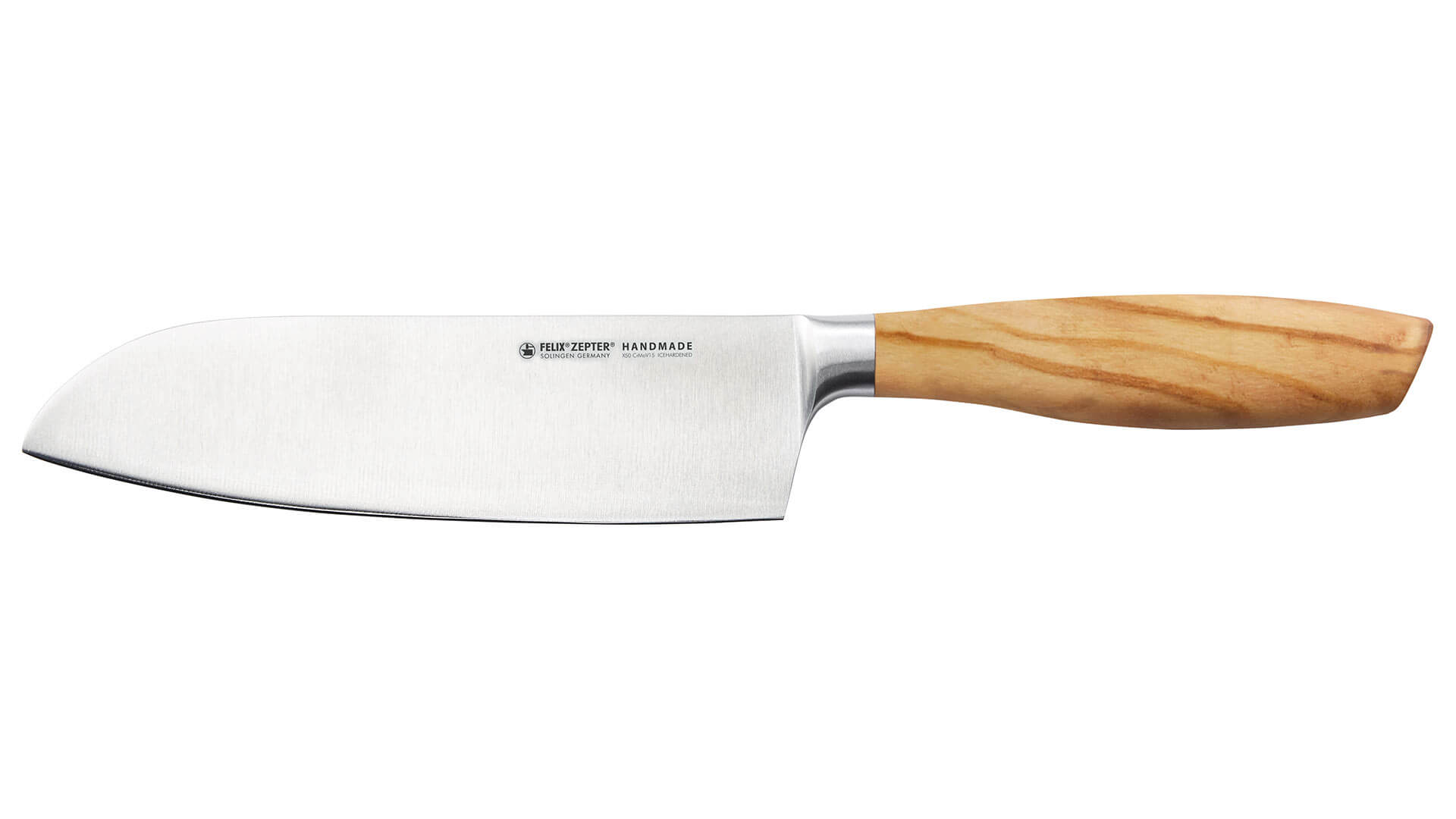 Felix Size S Olive chef's knife side view