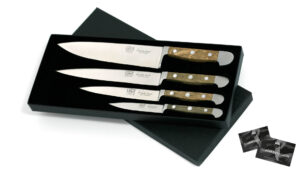 Güde Alpha Fasseiche Messerset 4-teilig Solingen