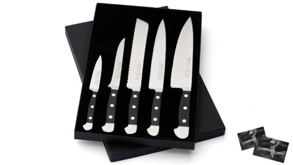 Güde Alpha Messerset 5-teilig Solingen Frontansicht