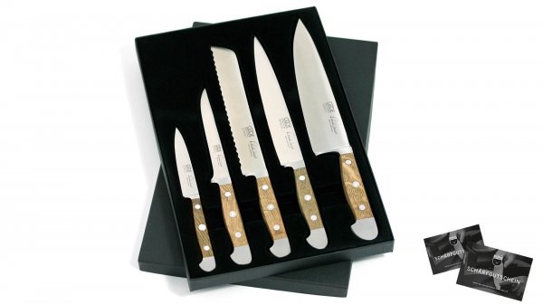 Buy Güde Alpha Olive knife set 5 pieces in Solingen