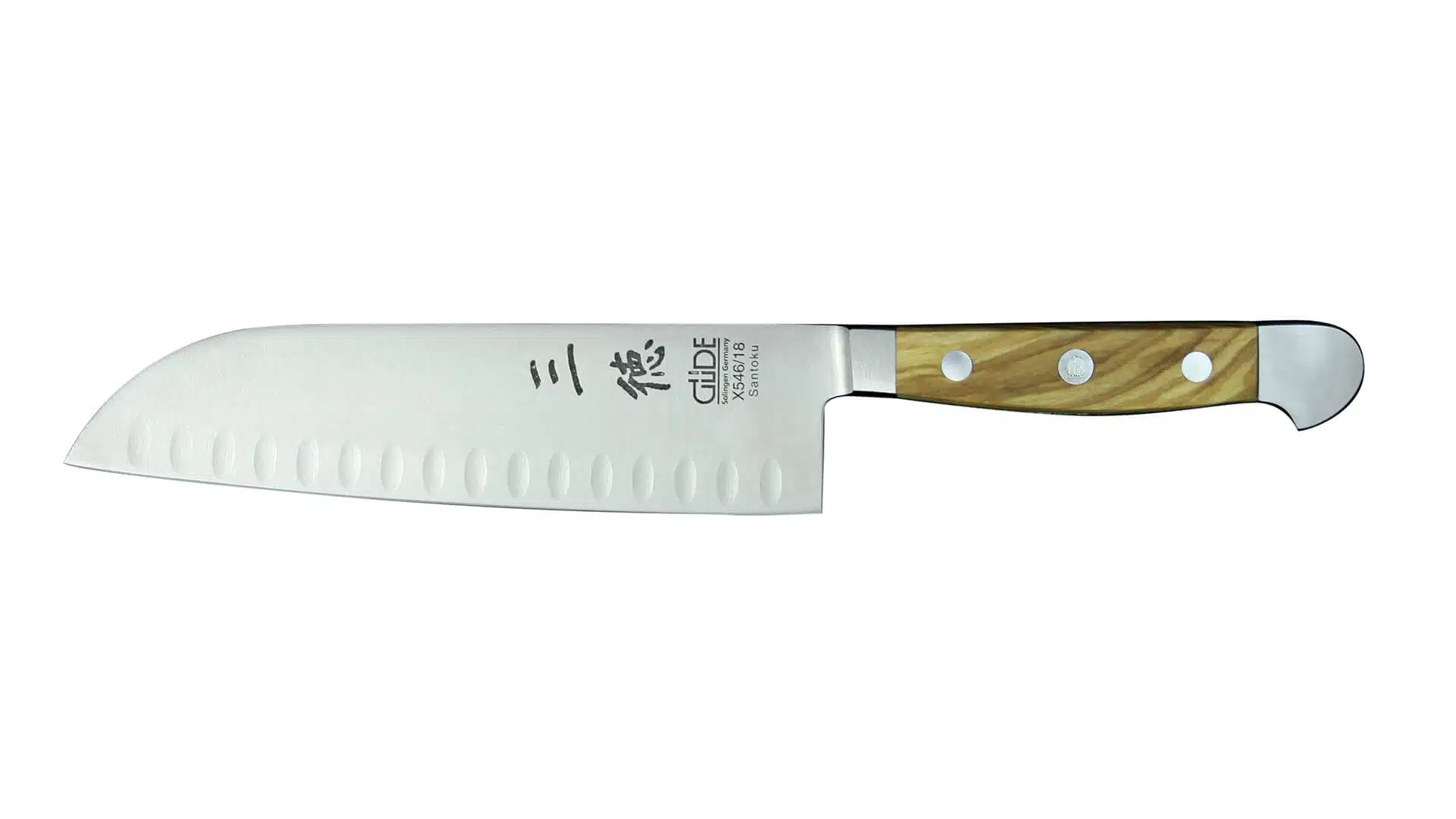 Güde Alpha Olive Santokumesser 18 cm Kullenschliff kaufen