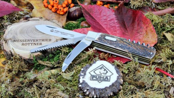 Buy Puma hunting pocket knife 4-piece at Messervertrieb Rottner