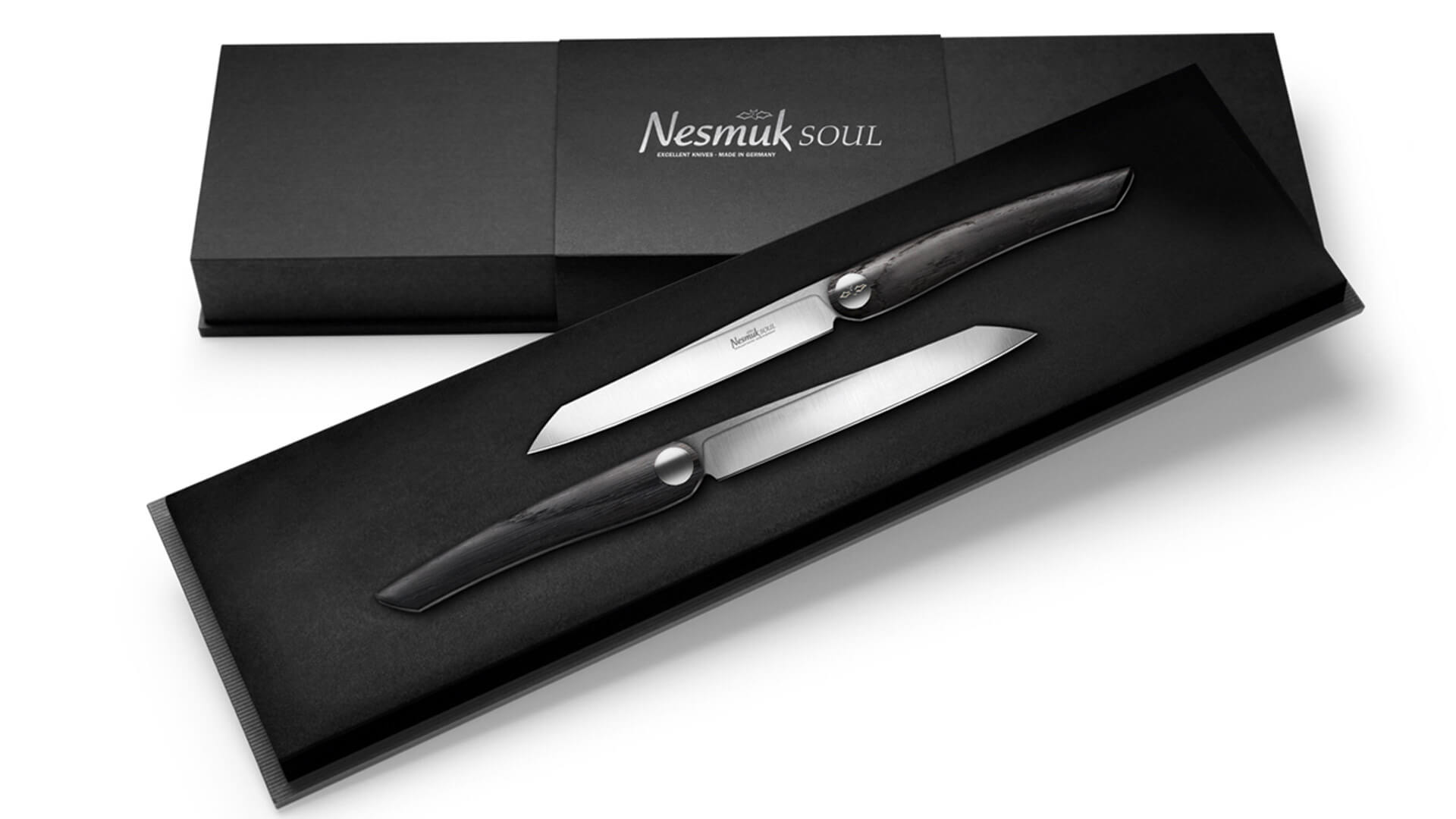 nesmuk-soul-steak knife-set-bog oak-gift-packaging