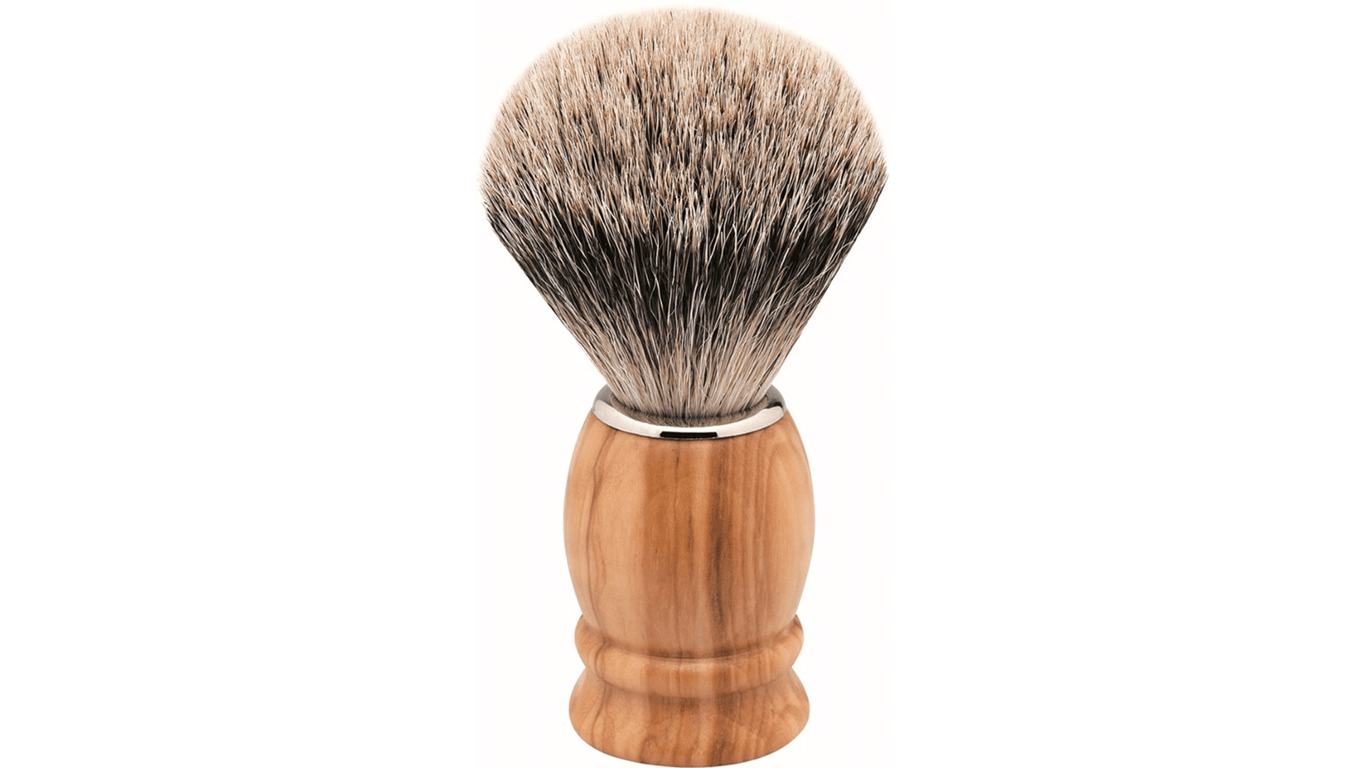 Erbe shaving brush badger hair olive wood L