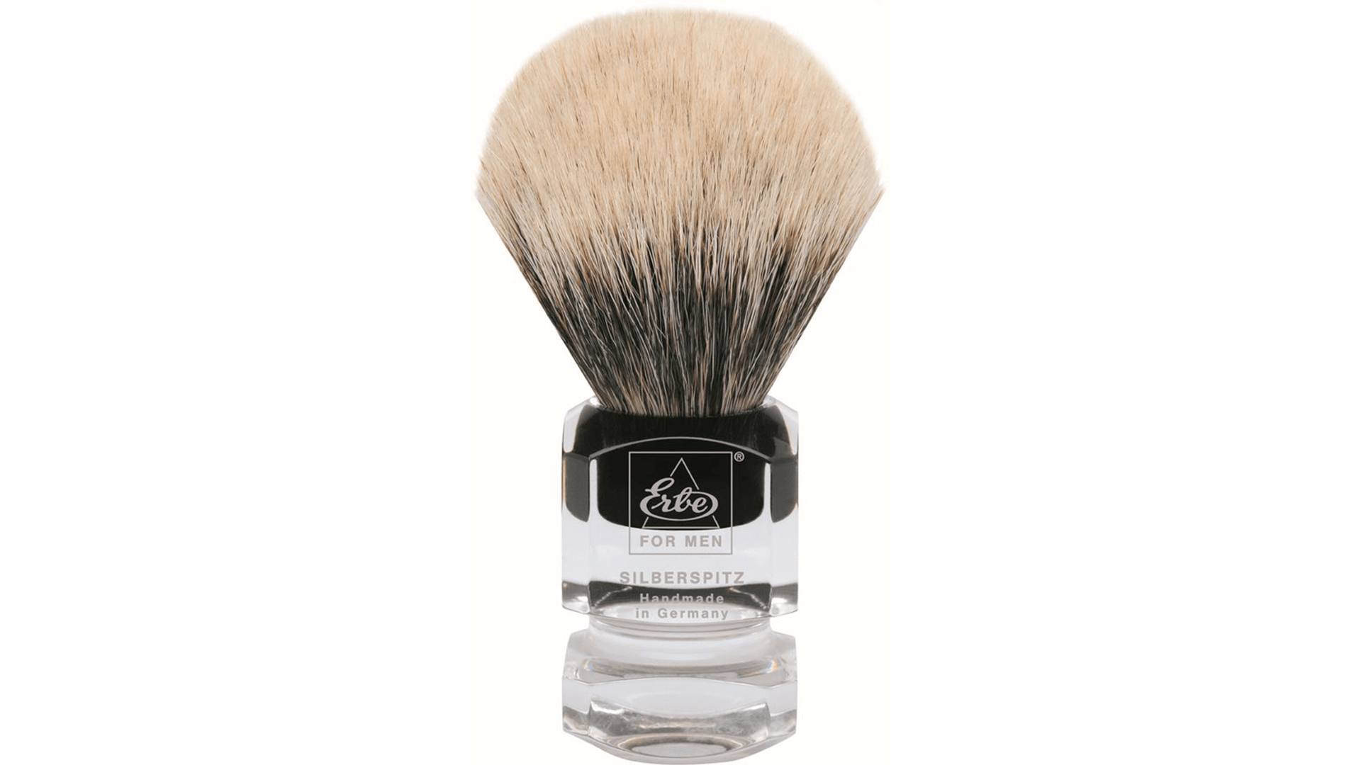Erbe Shaving Brush Silvertip Acryl XL | Knife sales-Rottner