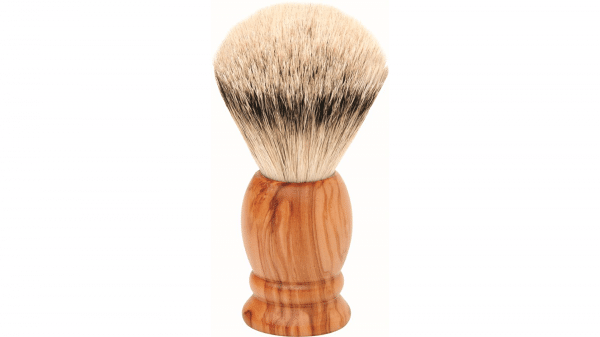 Erbe shaving brush olive | Messervertrieb-Rottner wood XL silvertip