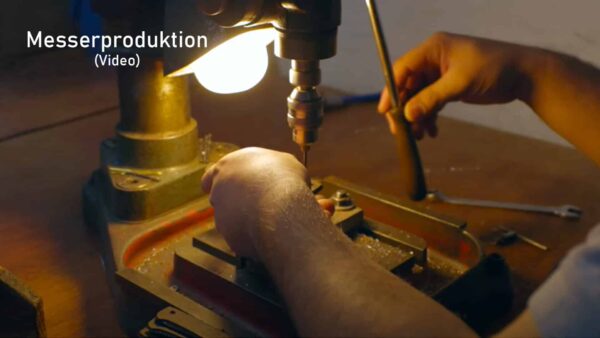 otter knife production video