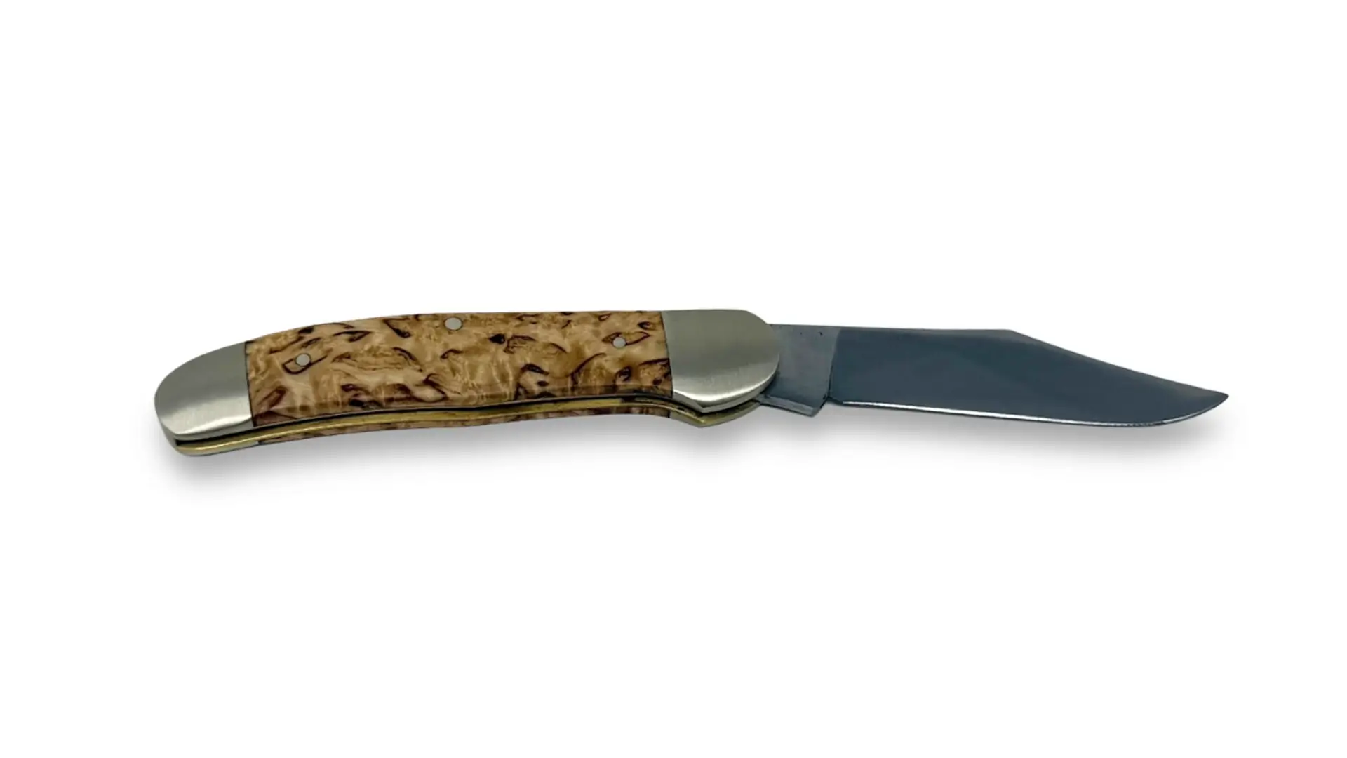 Taschenmesser Solingen mit Maserbirken Griff
